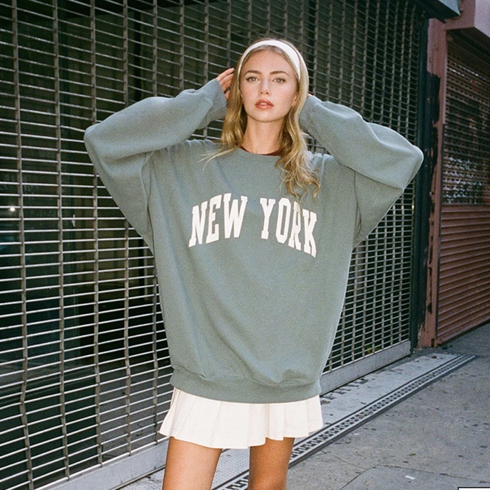 Brandy Melville Sage New York Crewneck